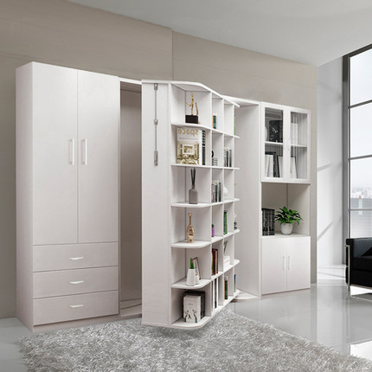Hot Sale Home Furniture Modern Folding Transformable Swivel Wall Beds