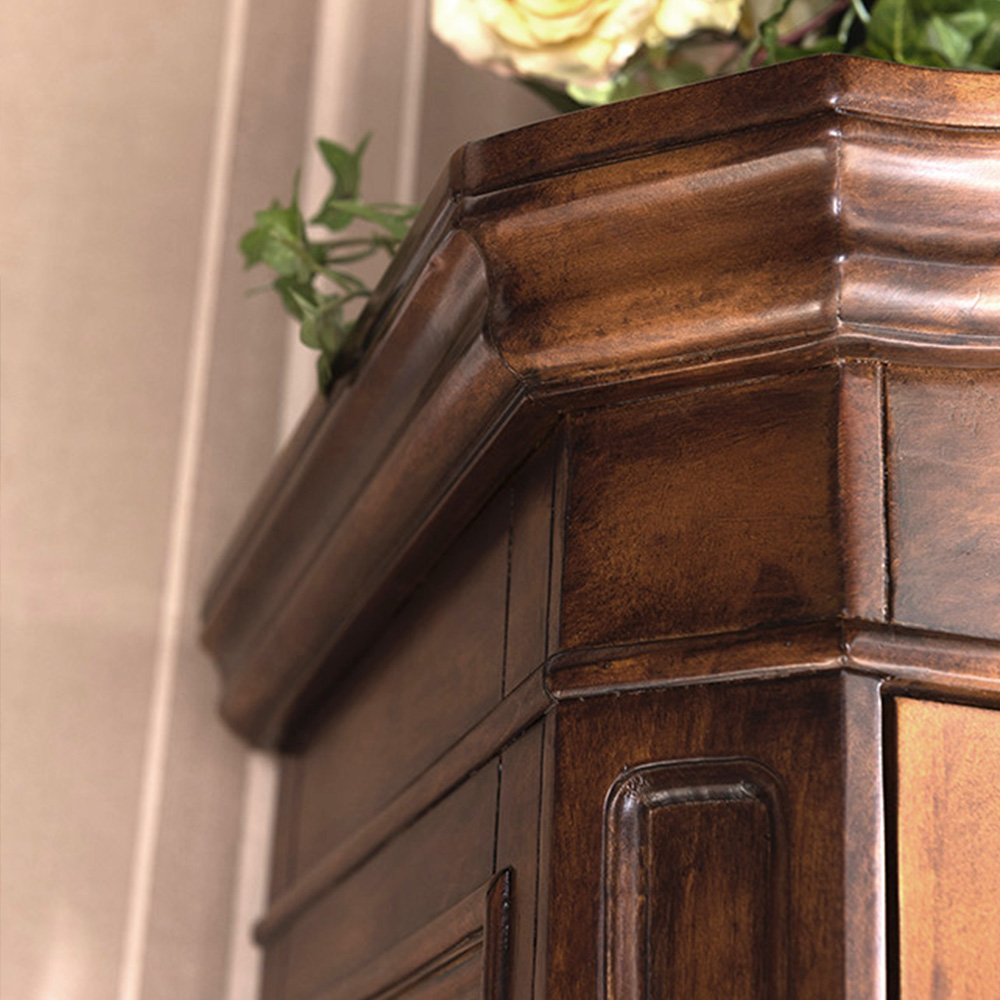 Customised Palace Bedroom Furniture Glass Living Room Wine Cabinets Solid Wood Design Wine Cabinets 