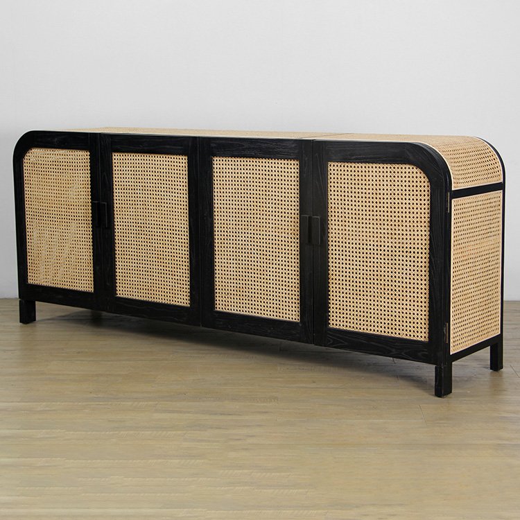 KVJ-9110 New design living room furniture living cabinets rattan furniture