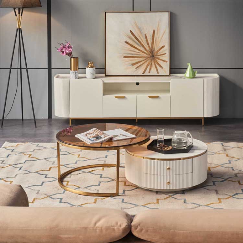 Factory Supply Marble Tv Stand Cabinets Latest Designs Modern Nordic Tv Cabinet