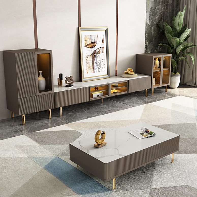 Factory Supply Marble Tv Stand Cabinets Latest Designs Modern Nordic Tv Cabinet