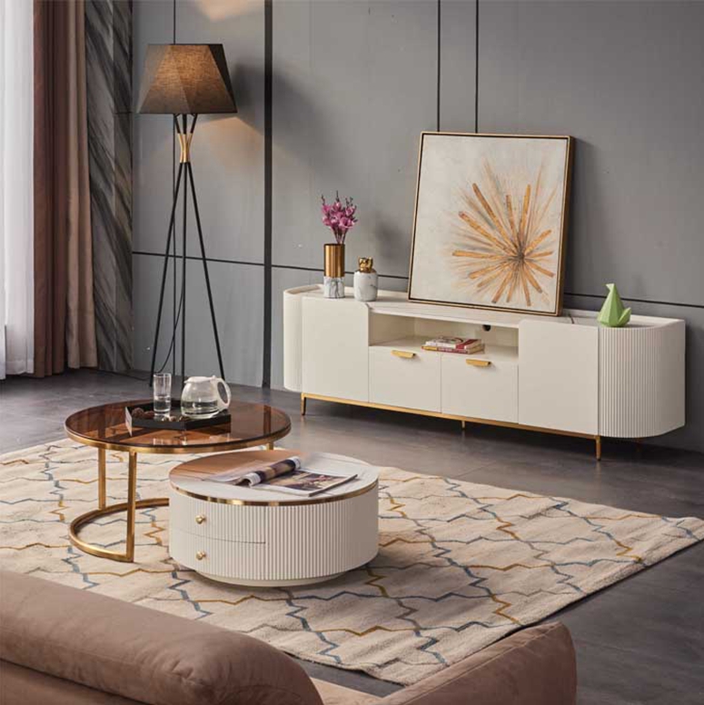 Factory Supply Marble Tv Stand Cabinets Latest Designs Modern Nordic Tv Cabinet