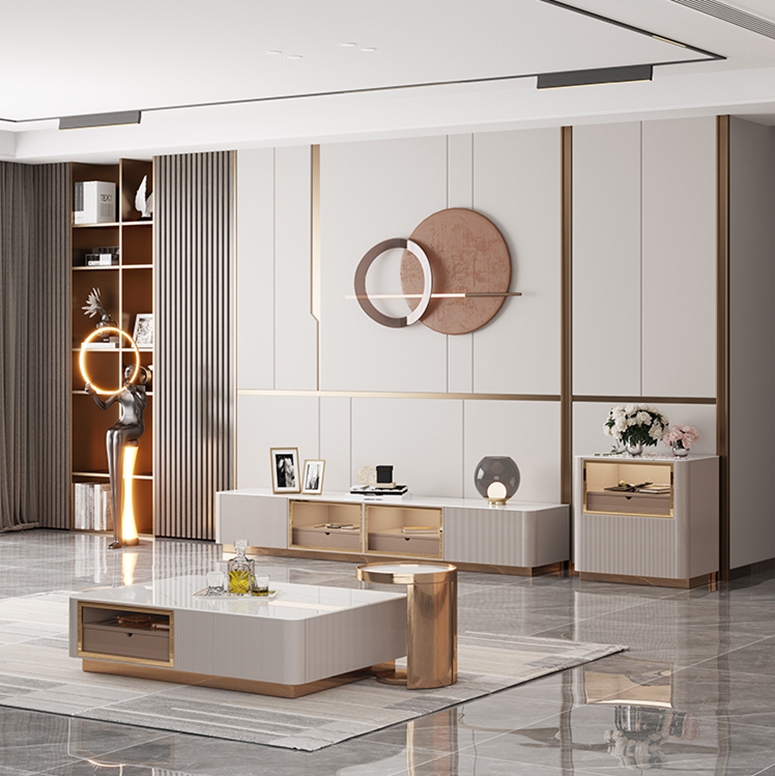 Factory Supply Marble Tv Stand Cabinets Latest Designs Modern Nordic Tv Cabinet