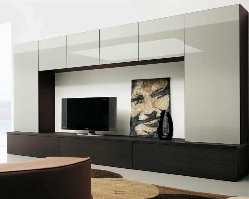 2022 Home Furniture Tv Wall Mount Cabinet Italian Led Wall Unit Modern