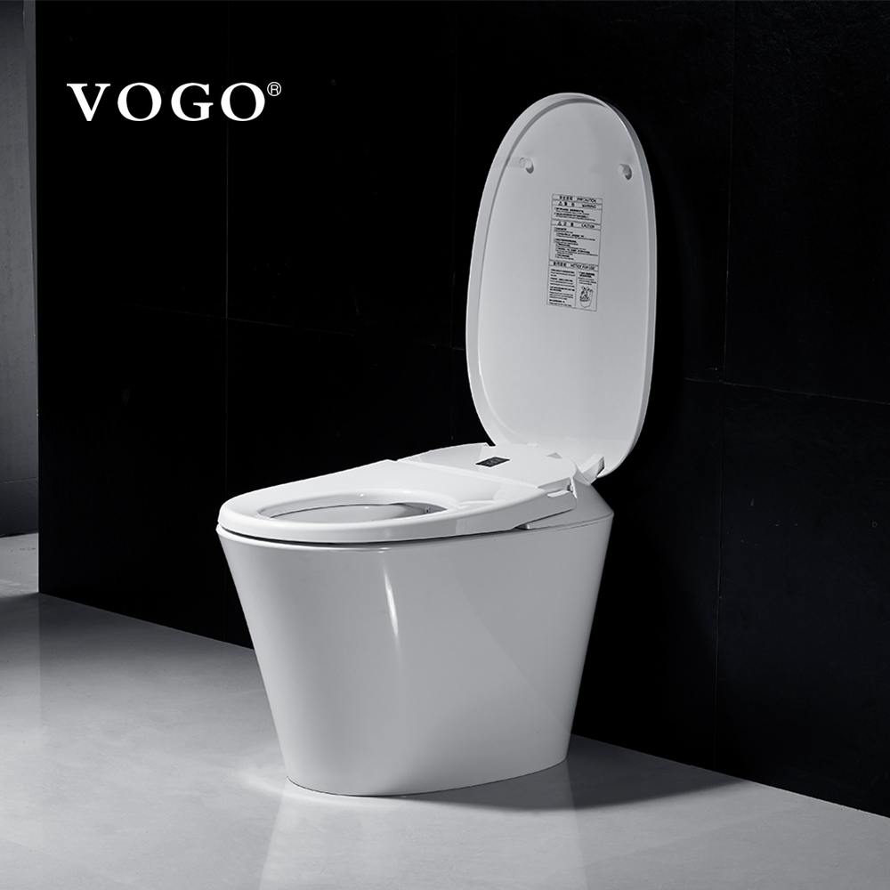 Conceal tank digital auto flush toilet smart for home