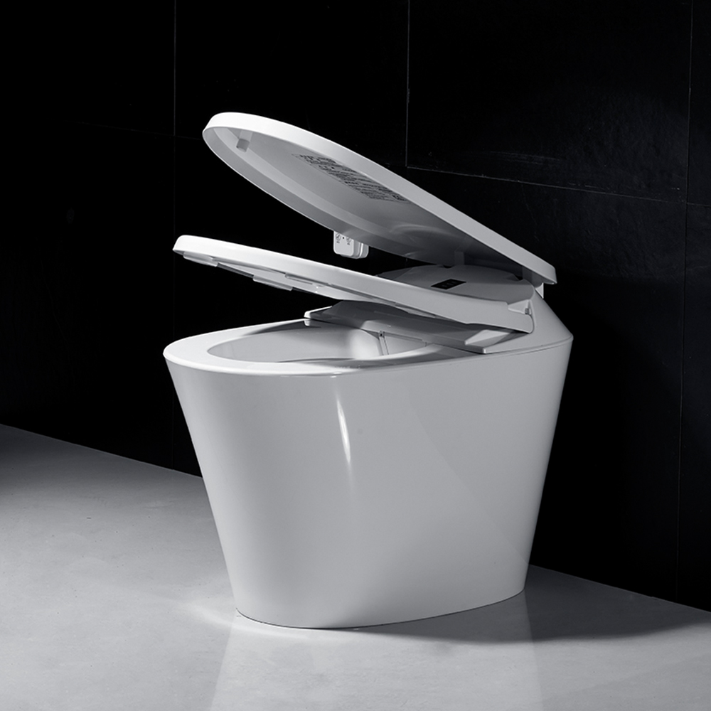 Conceal tank digital auto flush toilet smart for home
