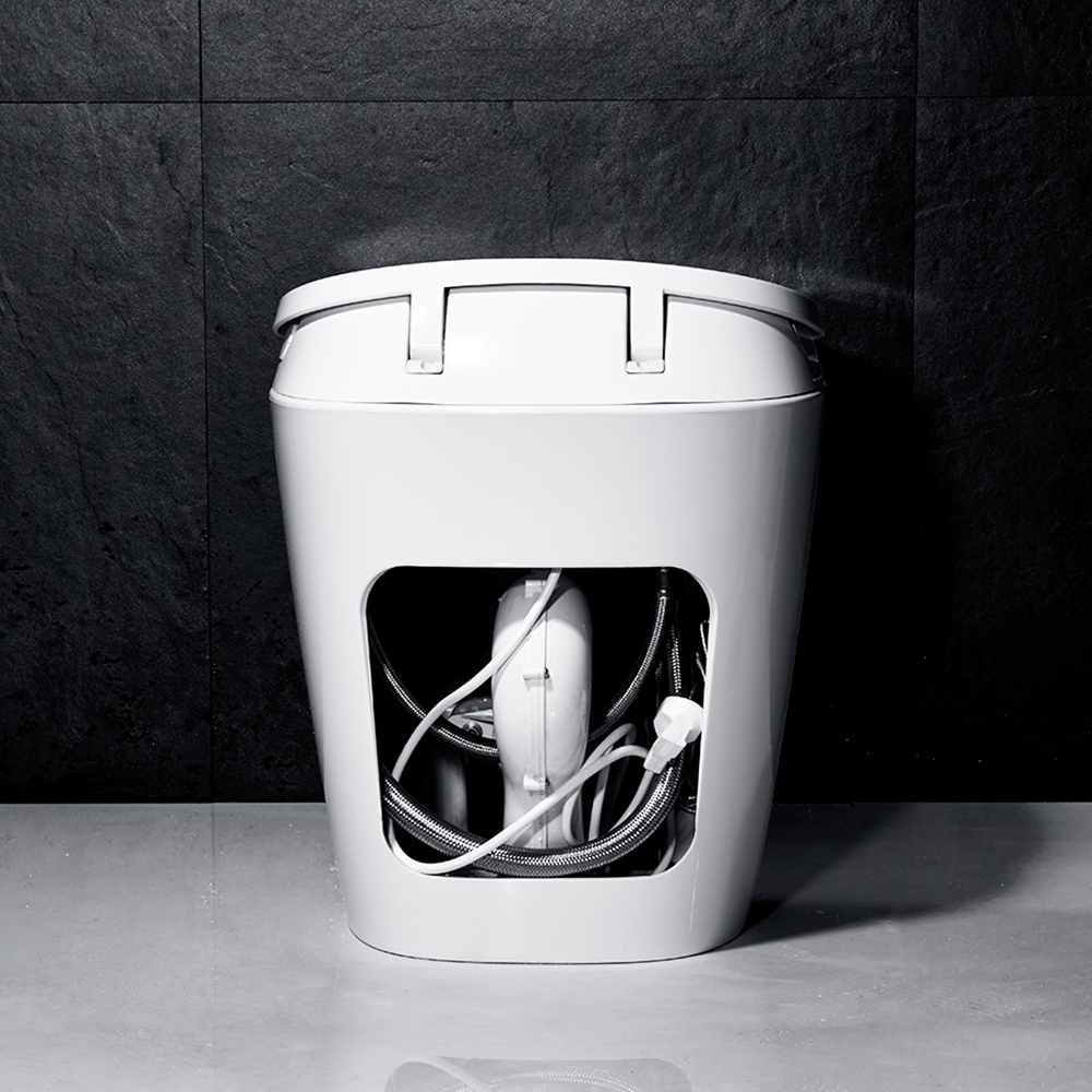 Conceal tank digital auto flush toilet smart for home
