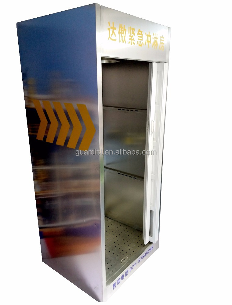 Laboratory Emergency Eye Wash and Shower Room Enclosed Cabin