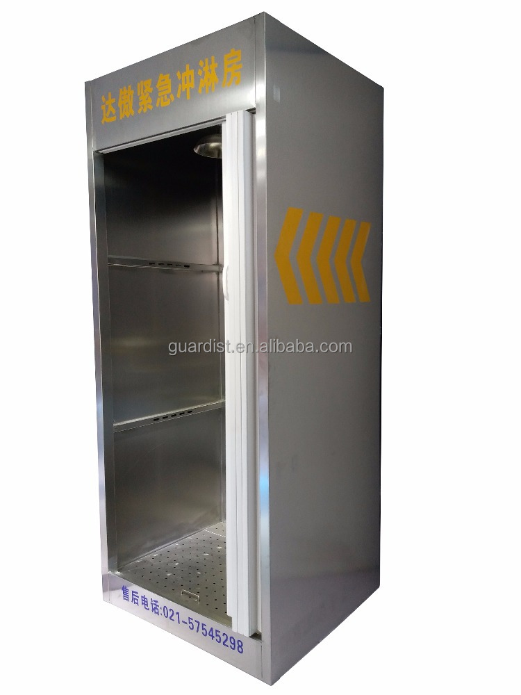 Laboratory Emergency Eye Wash and Shower Room Enclosed Cabin
