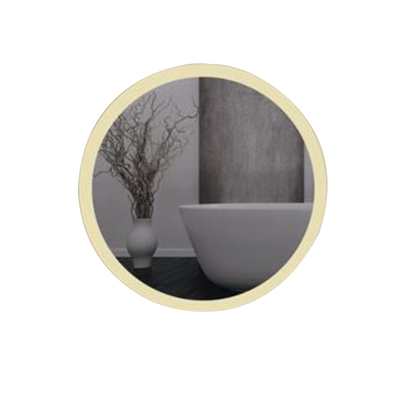 Home Furniture Round Wall Mirror Touch Backlit Smart Lighted Led Bathroom Mirror