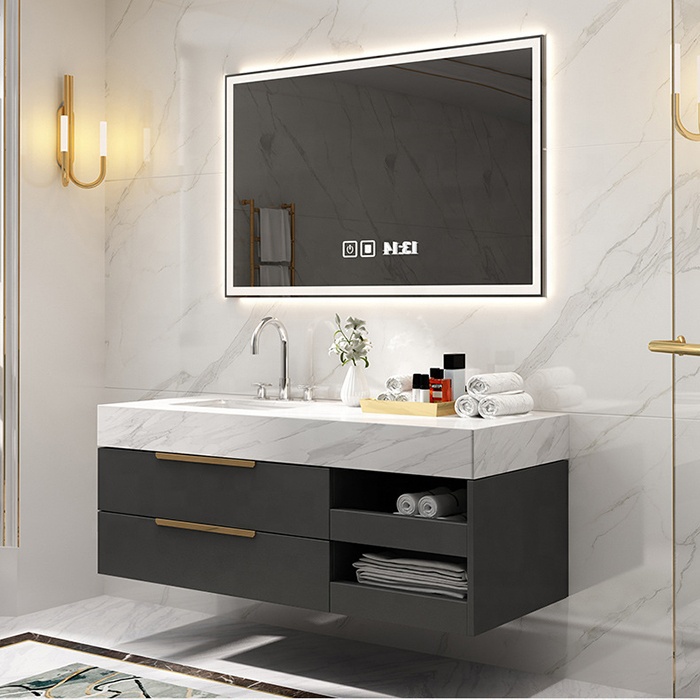 Modern Smart Home Furniture Bathroom Furniture Bathroom Cabinets Bathroom Vanity Cabinet with Sink