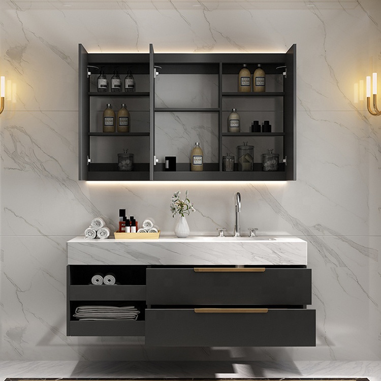 Modern Smart Home Furniture Bathroom Furniture Bathroom Cabinets Bathroom Vanity Cabinet with Sink