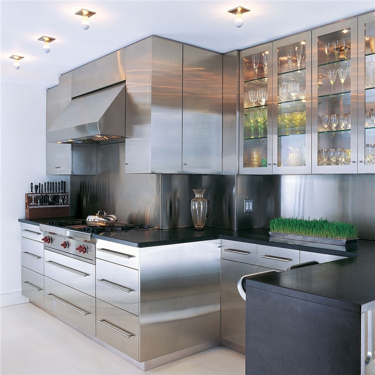 High quality cheap affordable wall stainless steel kitchen cabinet