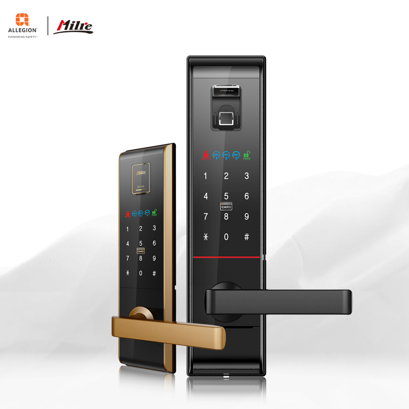 ALLEGION MILRE Smart Card Digital Code Electronic Door Lock Home Security Mortise Lock  smart l lock