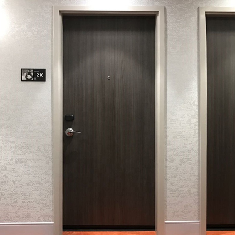 U L Interior Hotel HPL 20 minutes Fire Rated Door Fireproof Door