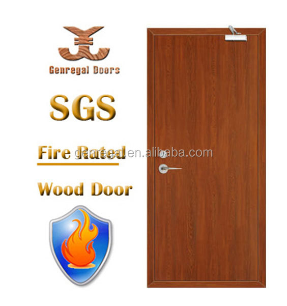 Professional Factory direct supply BS476 hotel 90 mins fire resistant wood doors
