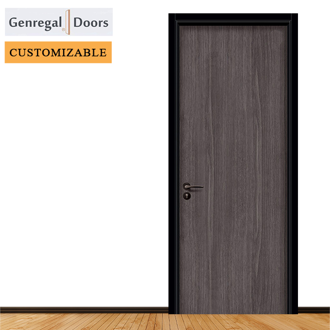 Professional Factory direct supply BS476 UK BS Lab vision panel fire wood door