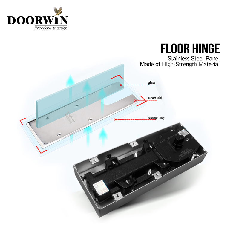 Main Entrance interior Large Front Door Low-E Glass Single Exterior Aluminum Modern Front Entry Wood