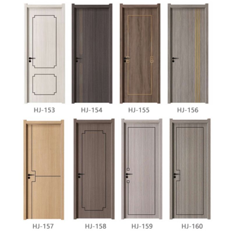 Factory Supply Popular Home Fire-proof Doors Fire Rated Sound Proof Wooden Doors
