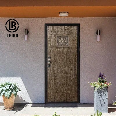 Factory direct supply metal door pattern custom bulk cast aluminum door
