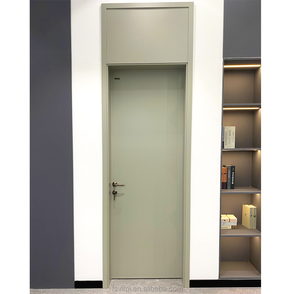 All aluminum indoor door Heighten the  head Mould and moth proof One door to the top Room  aluminum 