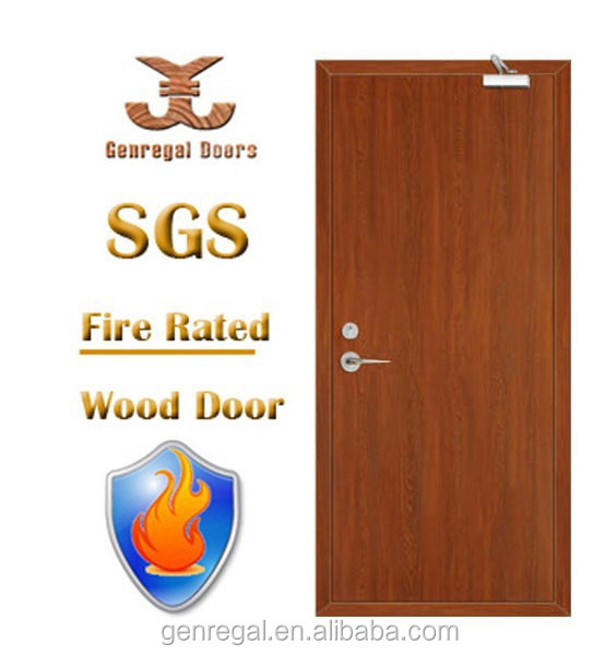 Professional Factory direct supply BS Standard fire rate wood doors