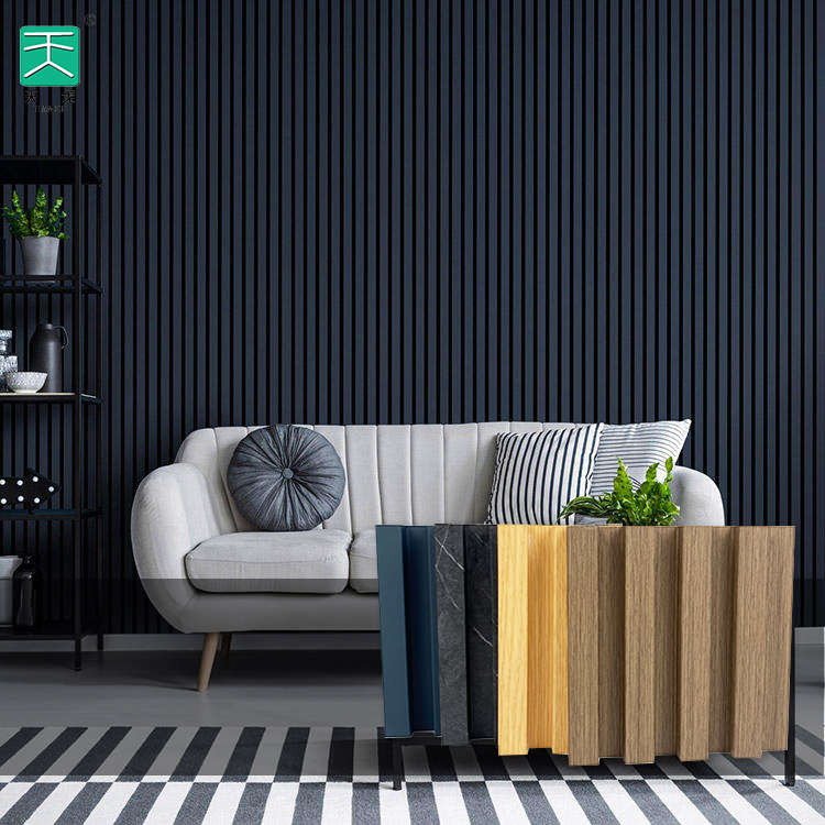 Tiange Luxury Flexible 3D Pine Slats Grill Interio