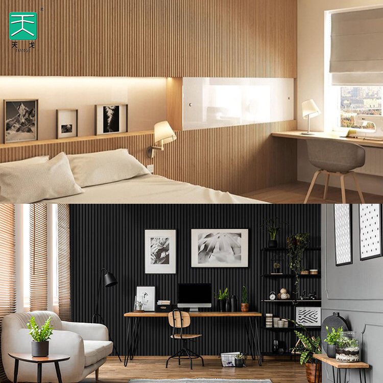 Tiange Luxury Flexible 3D Pine Slats Grill Interio