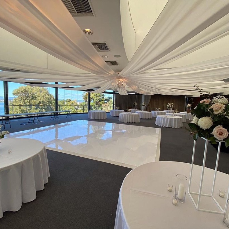 China supplier portable pure white dance floor for