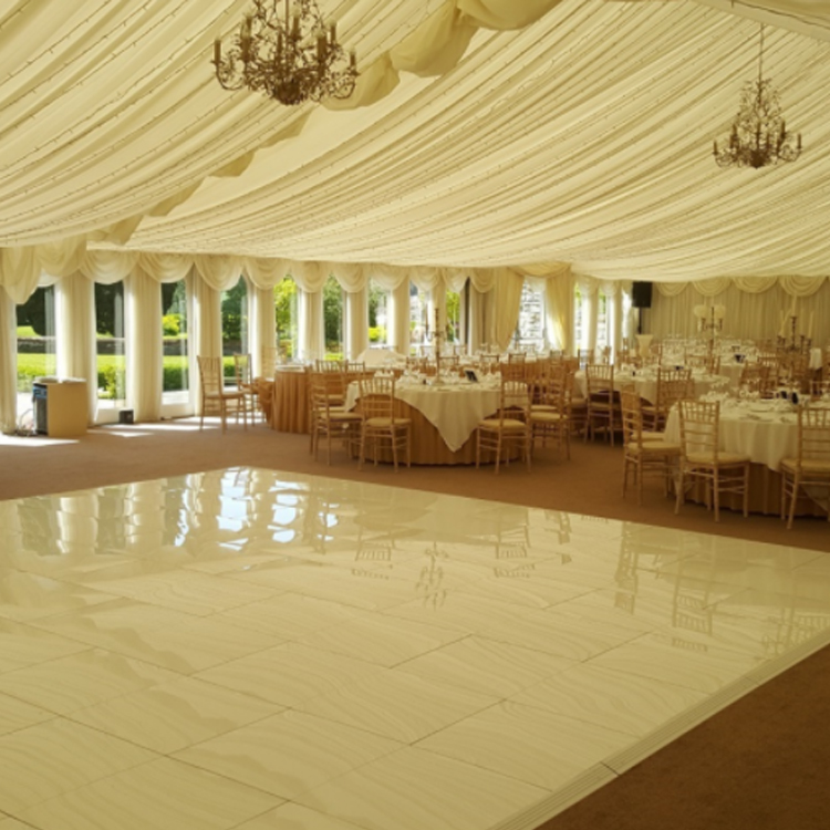 China supplier portable pure white dance floor for