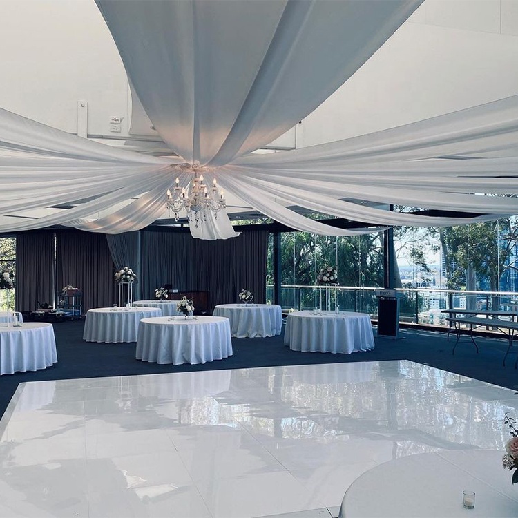 China supplier portable pure white dance floor for