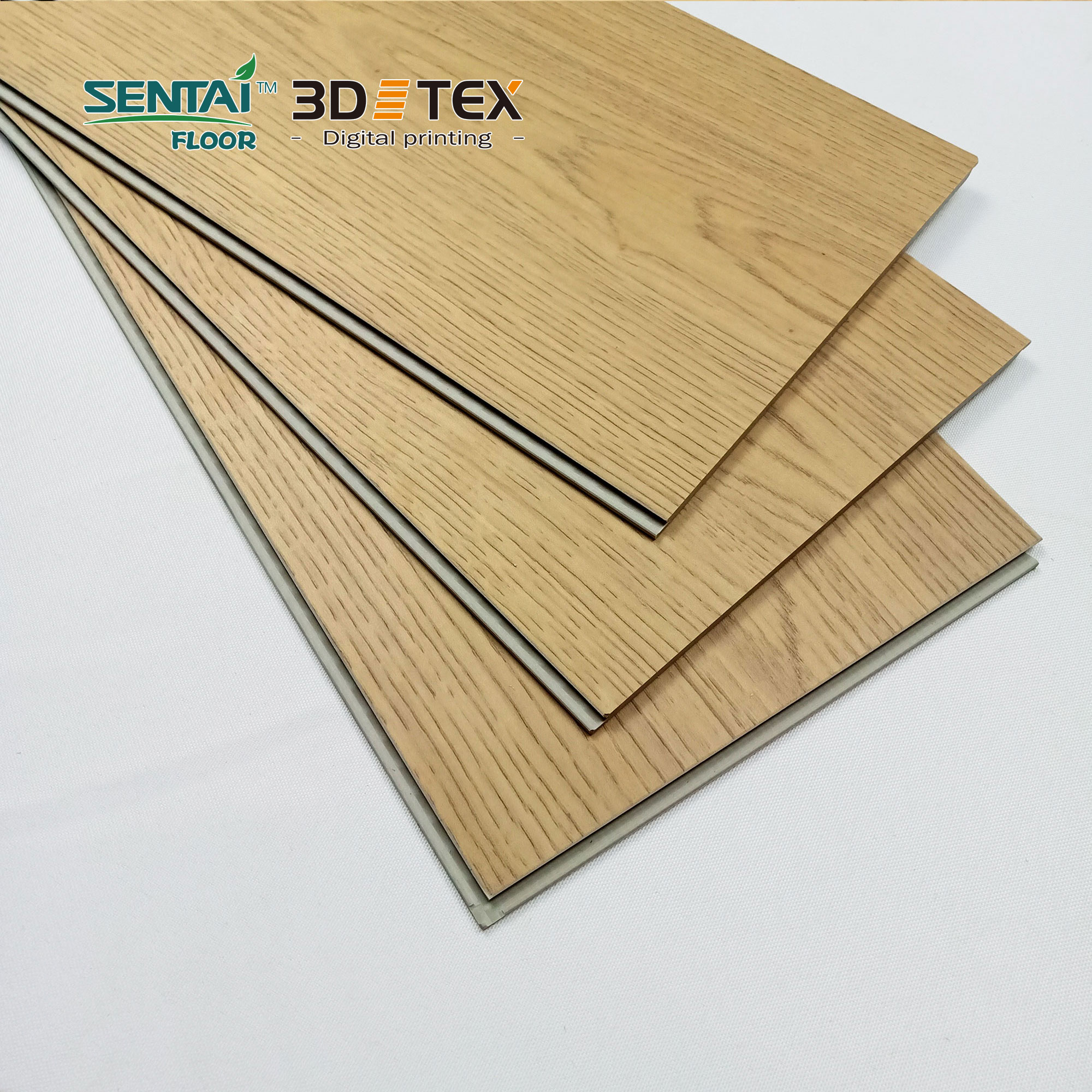 sentai 3D TEX digital printing spc flooring with S