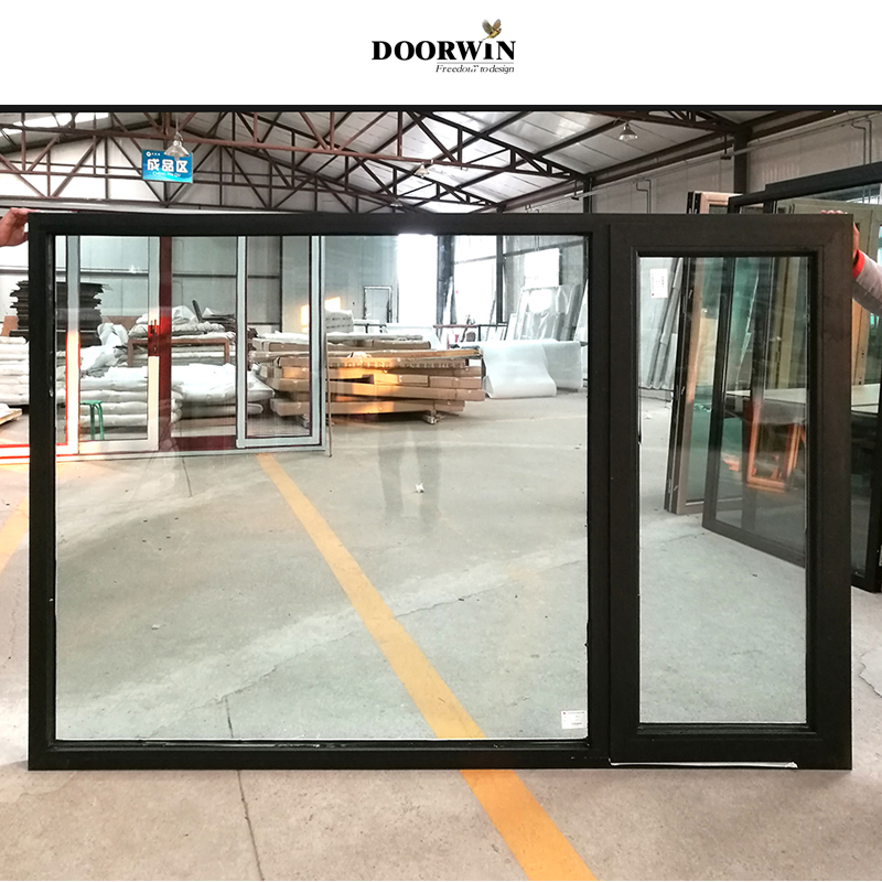 Super aluminium casement windows High Security Impact Glass Window Double Glazing Aluminum Frame Win