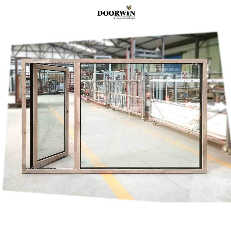 Super aluminium casement windows High Security Impact Glass Window Double Glazing Aluminum Frame Win