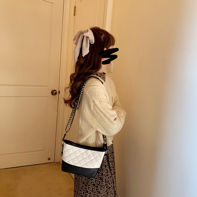 New fashion chain bag Diamond lattice single shoulder bag Vagabond bag