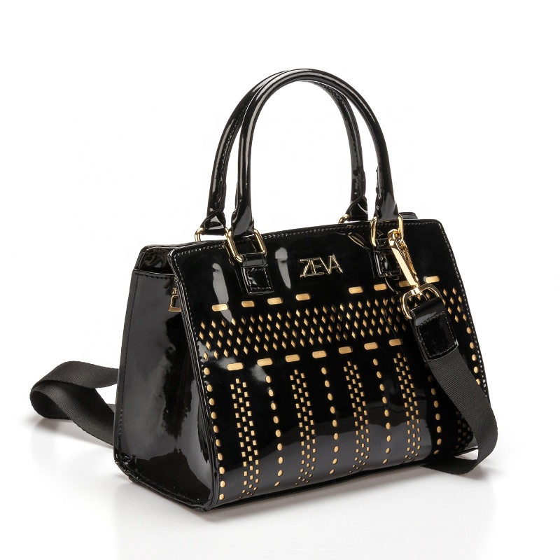 Fashion Hollow Out Lady handbag Luxury Leather Sho