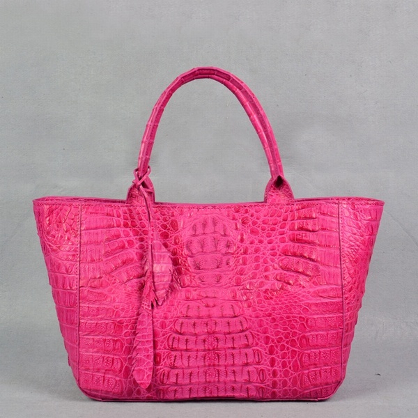 Exotic bags luxury crocodile tote bags women shopping bags genuine leather handbags hand made female