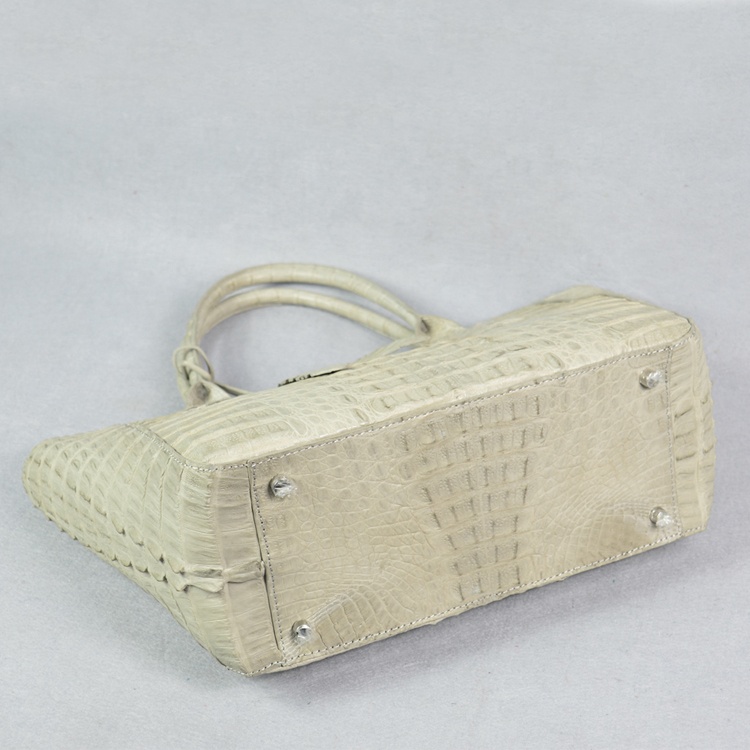 Exotic bags luxury crocodile tote bags women shopping bags genuine leather handbags hand made female