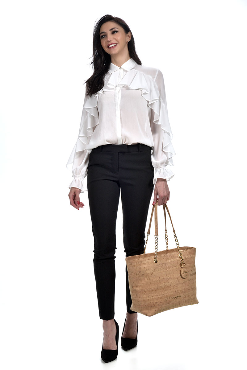 Made in Italy Premium Quality Luxury Woman Shopping Bag Venezia for Eco Friendly Vegan Women