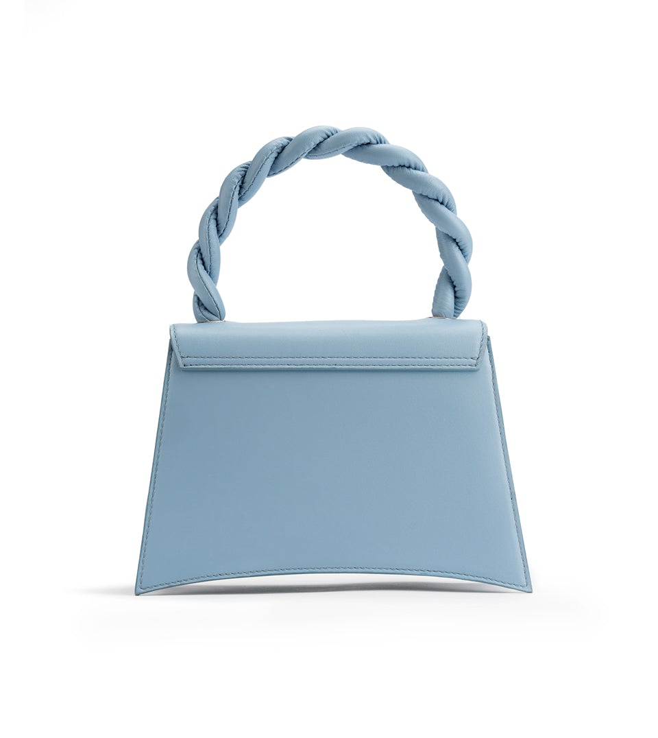 Handmade Fashionable Trapeze Cotton Lining Leather Italian 2022 Mini Hand Bags For Girls Handbag Tot