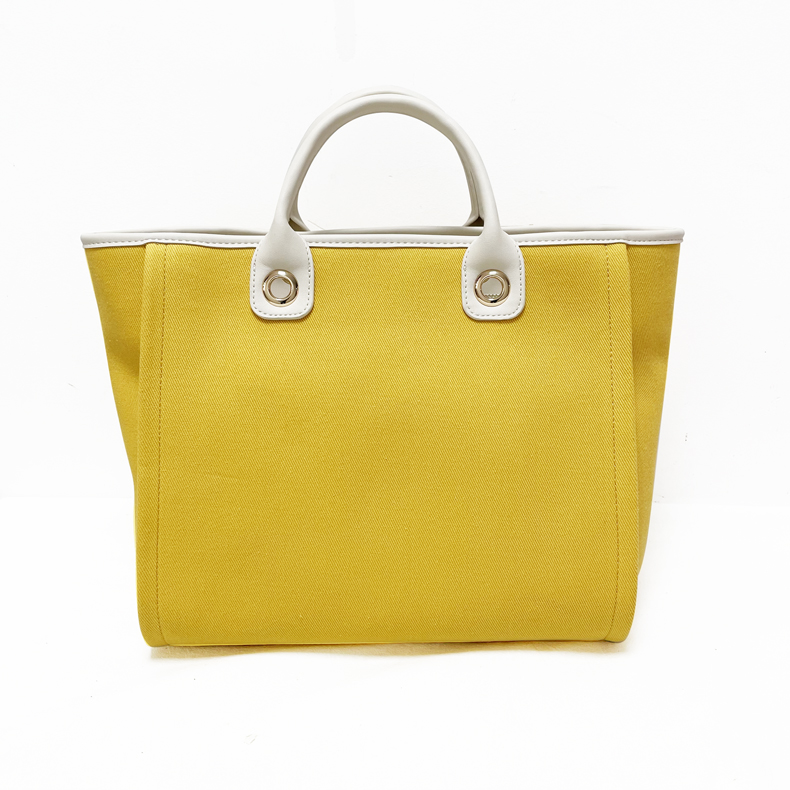 high quality multi use cotton canvas tote bag chai