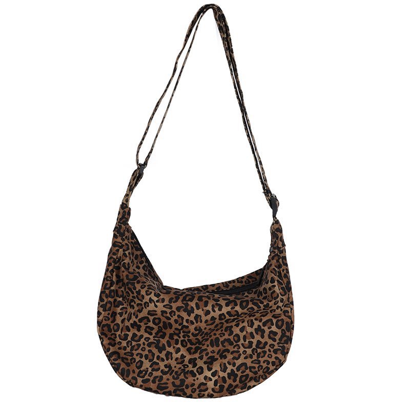 Ladys handbag canvas bag woman leopard zebra print