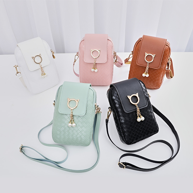 Wholesale Pu Leather Square Mobile Phone Bag Fashi