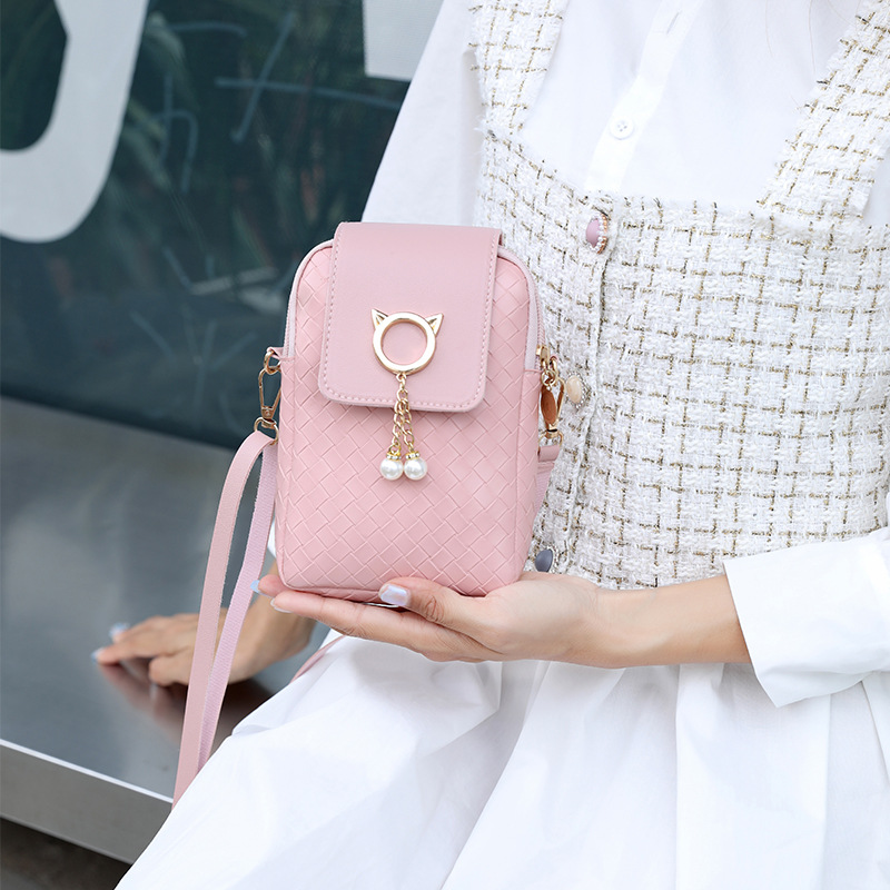 Wholesale Pu Leather Square Mobile Phone Bag Fashi