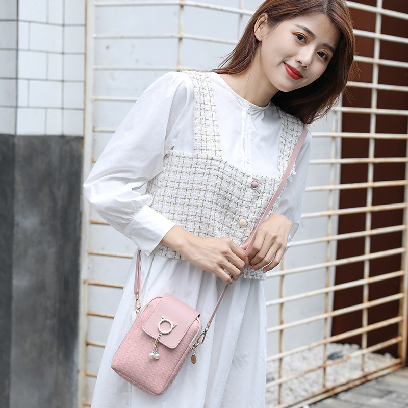 Wholesale Pu Leather Square Mobile Phone Bag Fashi