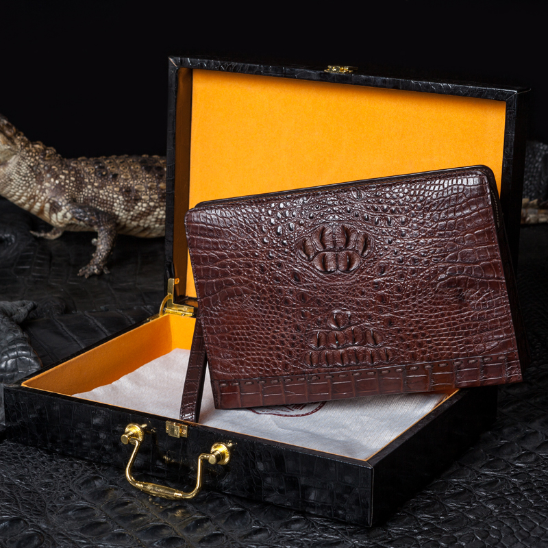 Genuine Crocodile Evening Clutch Women Fashion Ladies Brand Leather Purse Clutch Bag