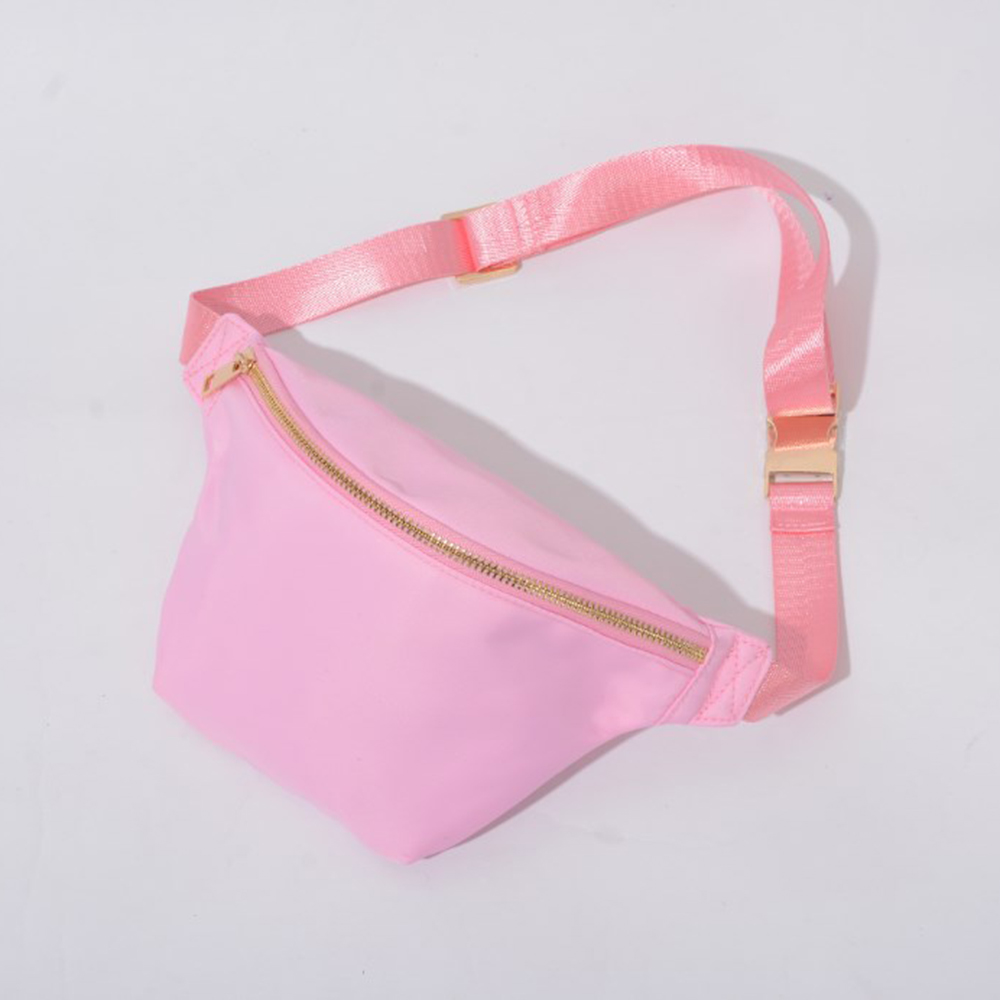 Low MOQ Stock Fanny Pack Custom Logo Printed Men W