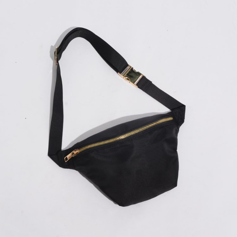 Low MOQ Stock Fanny Pack Custom Logo Printed Men W