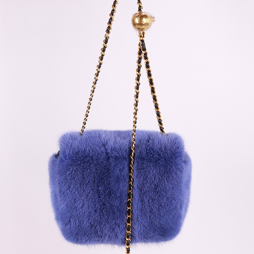 New Arrive Autumn Top Quality Luxury Mink Fur Handbag Women Bags