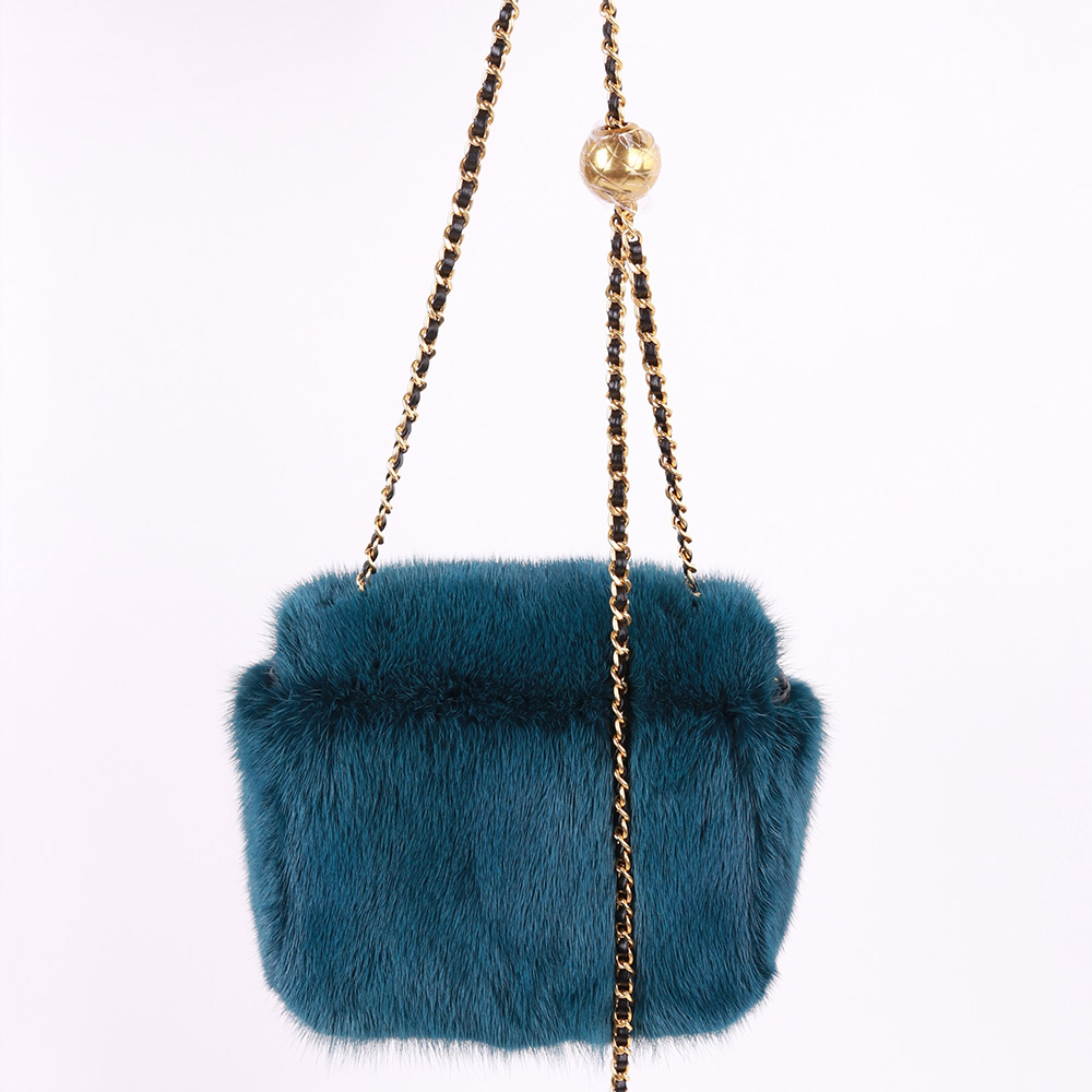 New Arrive Autumn Top Quality Luxury Mink Fur Handbag Women Bags